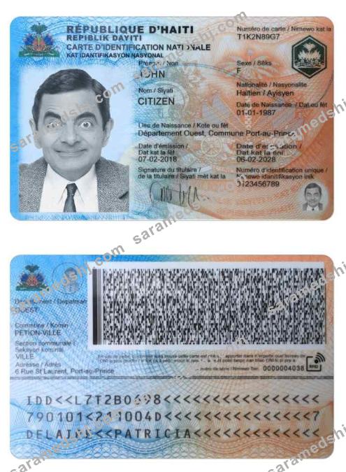HAITI identity card
